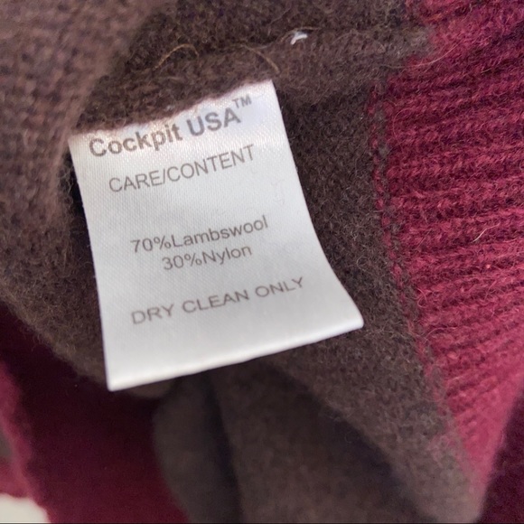 CPT Cockpit USA Lambswool V-neck Sweater - Picture 5 of 7